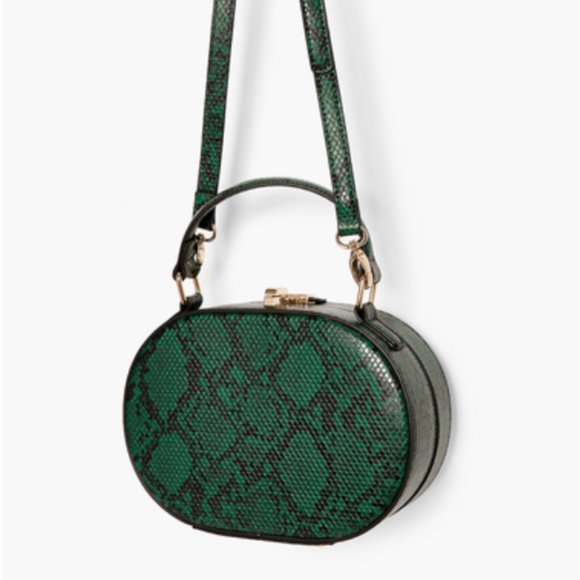 NWT Snake Green Crossbody Bag - Picture 7 of 7
